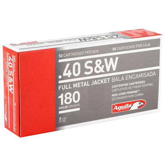 AGUILA 40SW 180GR FMJ 50/1000