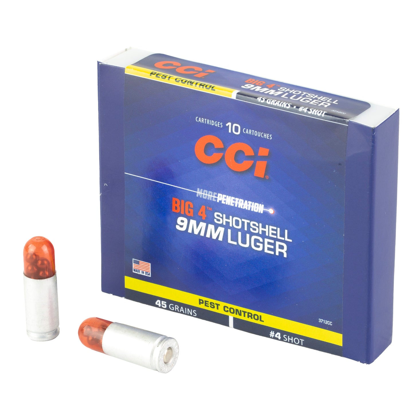 CCI 9mm 45gr #4 Shot Shotshell – 10 Rounds