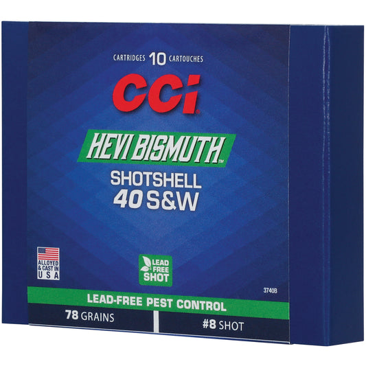 CCI 40S&W BISMUTH SHOTSHELL 10/200