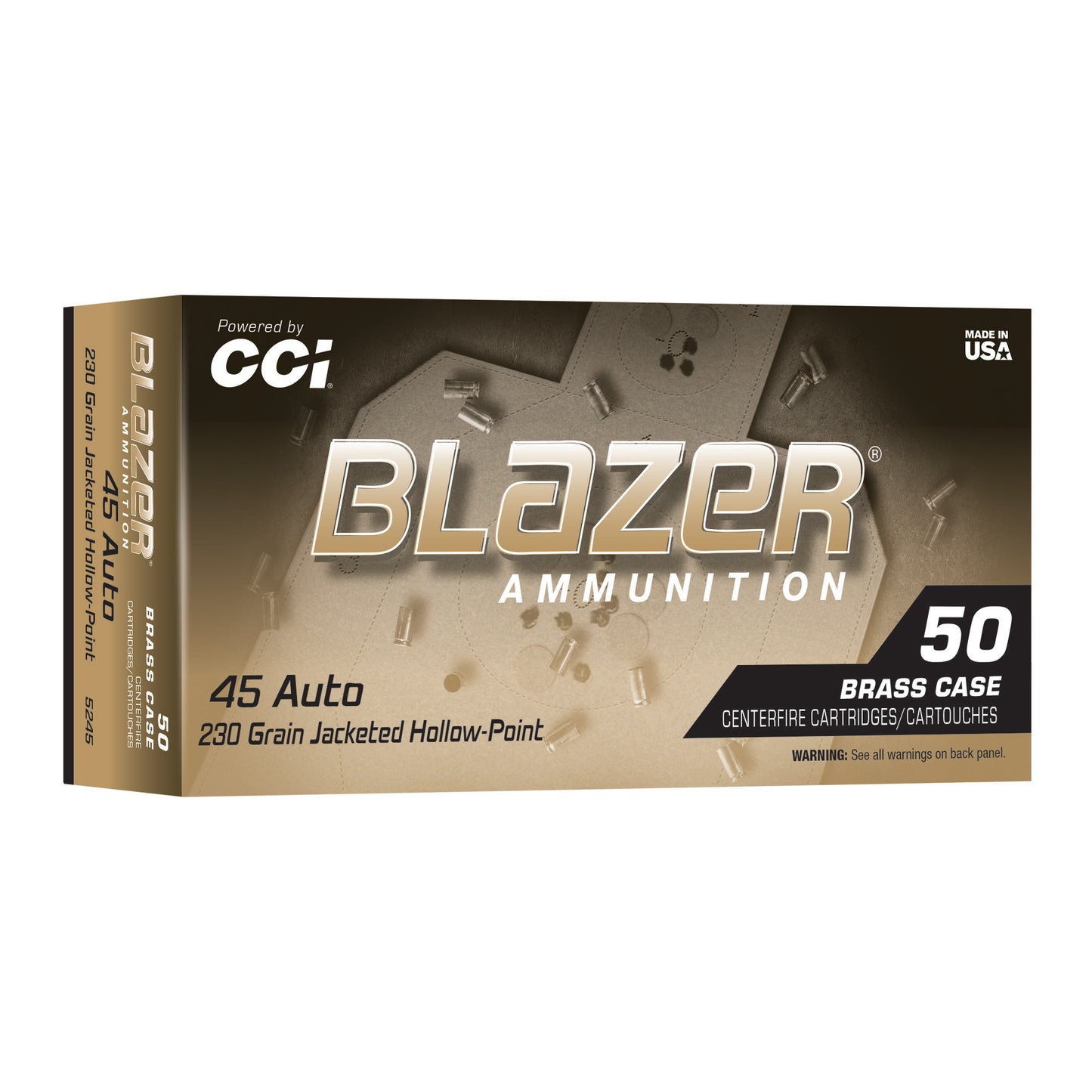 BLAZER BRASS 45ACP 230GR JHP 50/500