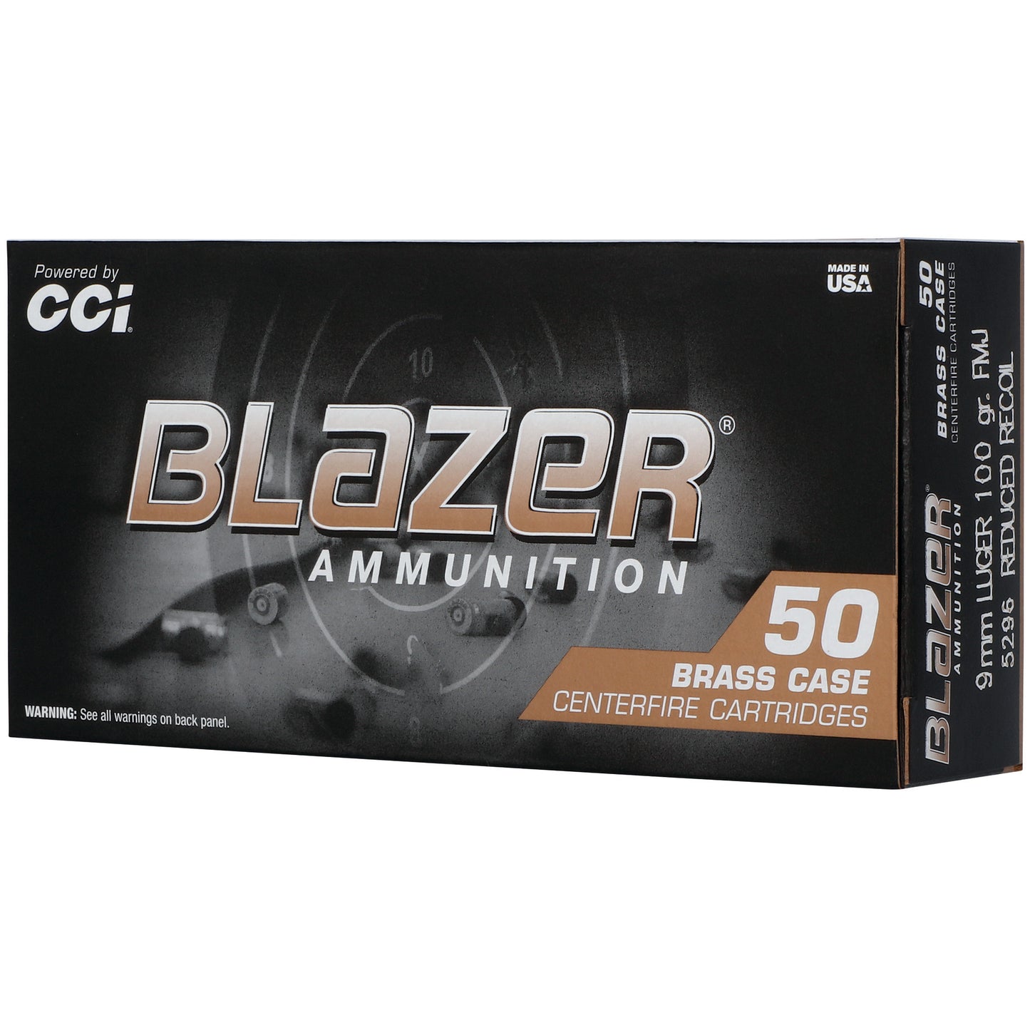 BLAZER BRASS 9MM 100GR FMJ 50/1000