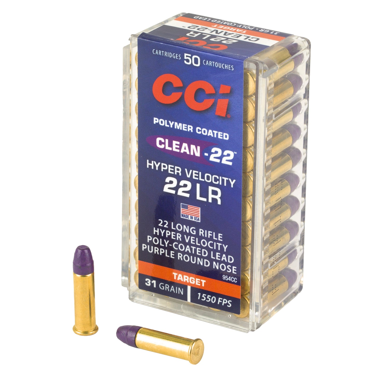 CCI HYPR VLCTY 22LR 31GR LN 50/5000