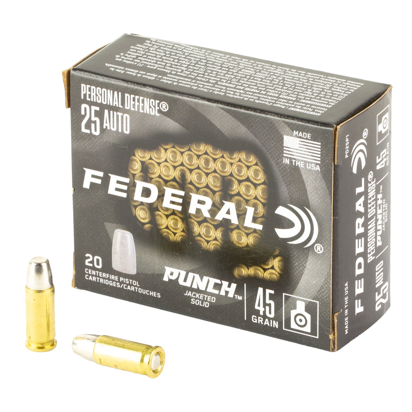 FED PUNCH 25 AUTO 45GR SLD 20/200