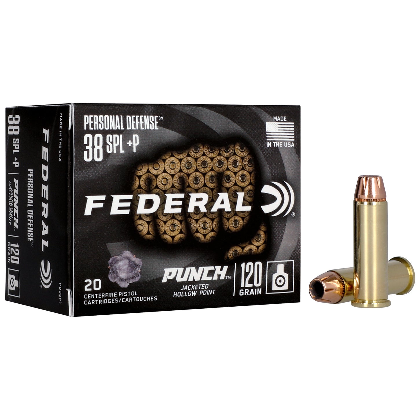 Federal Punch 38 Special 120gr JHP – 20 Rounds