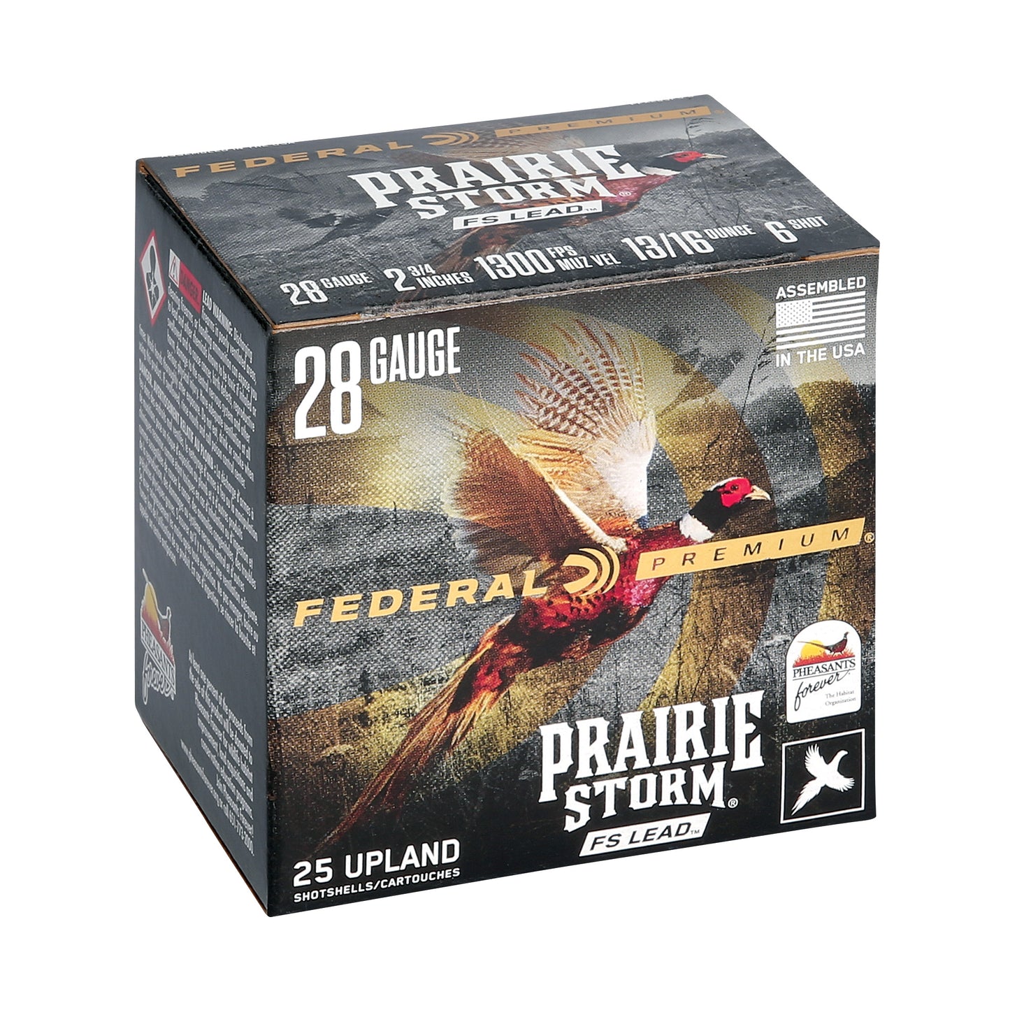 Federal Premium Prairie Storm 28 Gauge 2.75" 13/16 oz #6 Lead – 25 Rounds