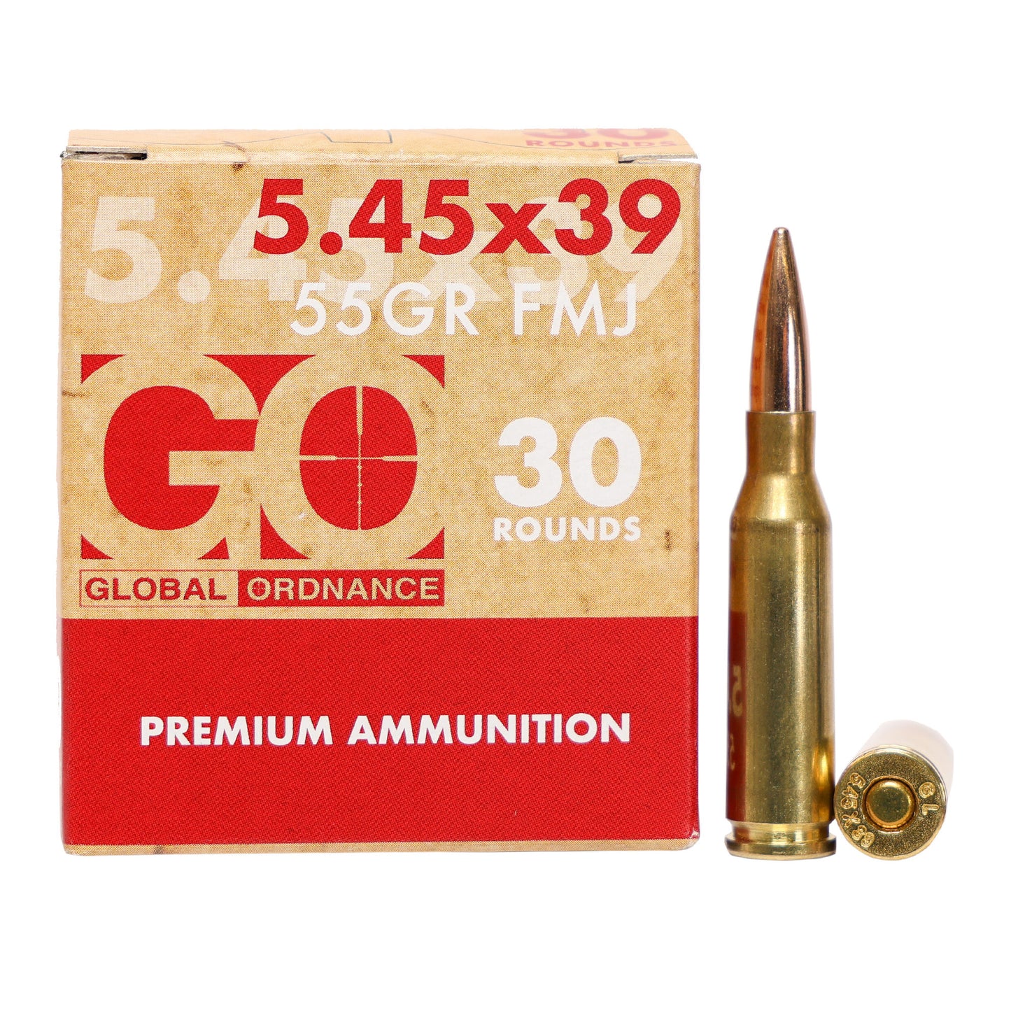 GO 5.45X39MM 55GR FMJ BRASS 30/1350