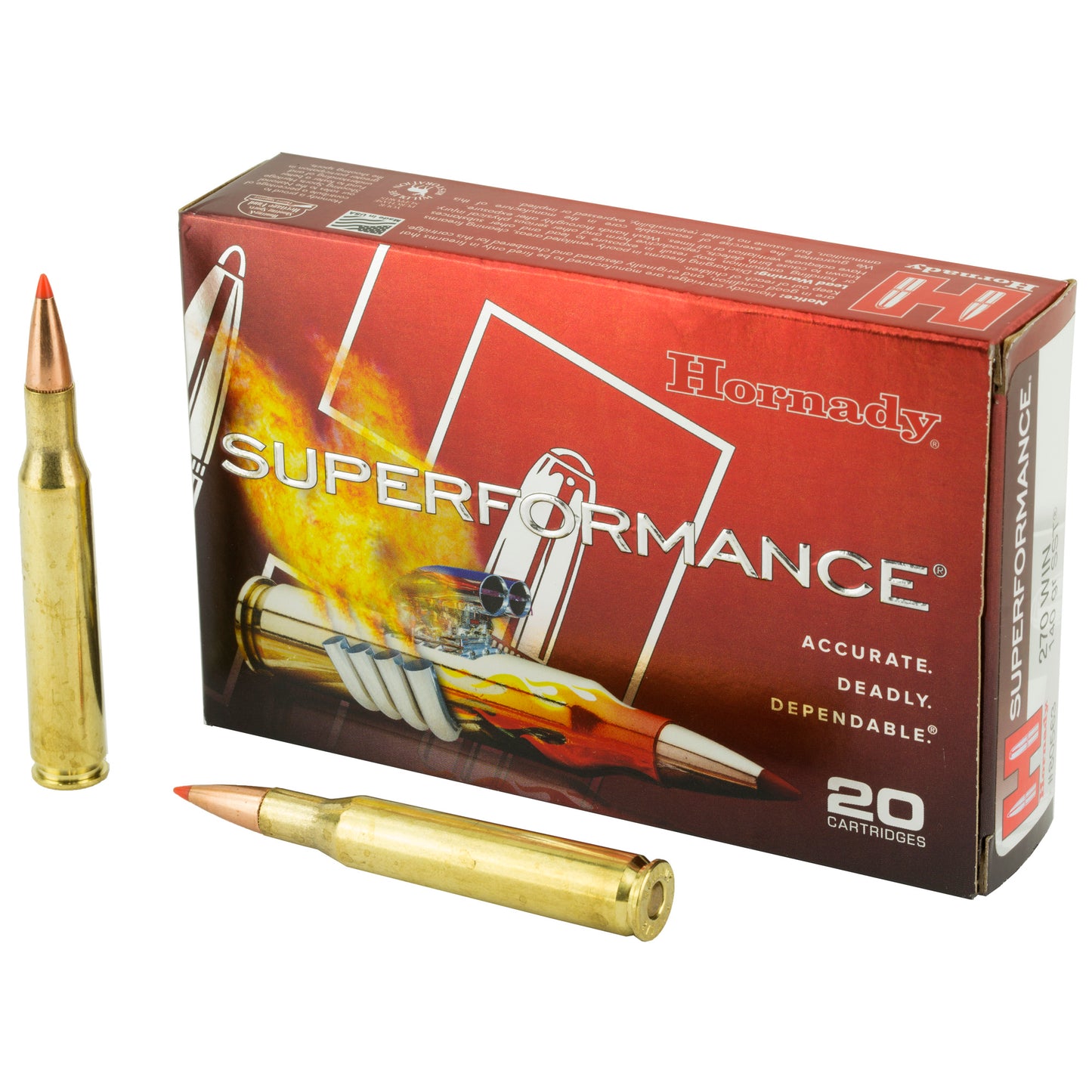 Hornady Superformance 270 Winchester 140gr SST – 20 Rounds