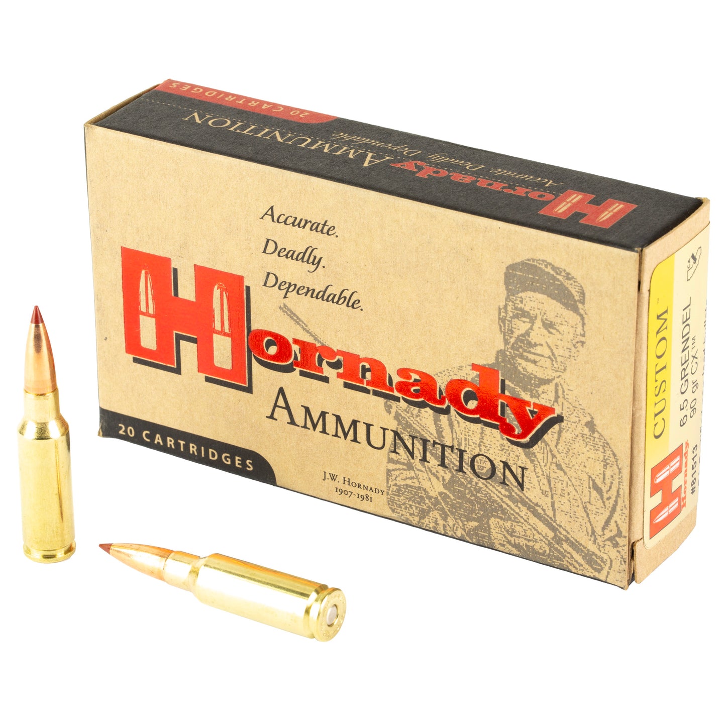 Hornady 6.5 Grendel 90gr CX Custom – 20 Rounds