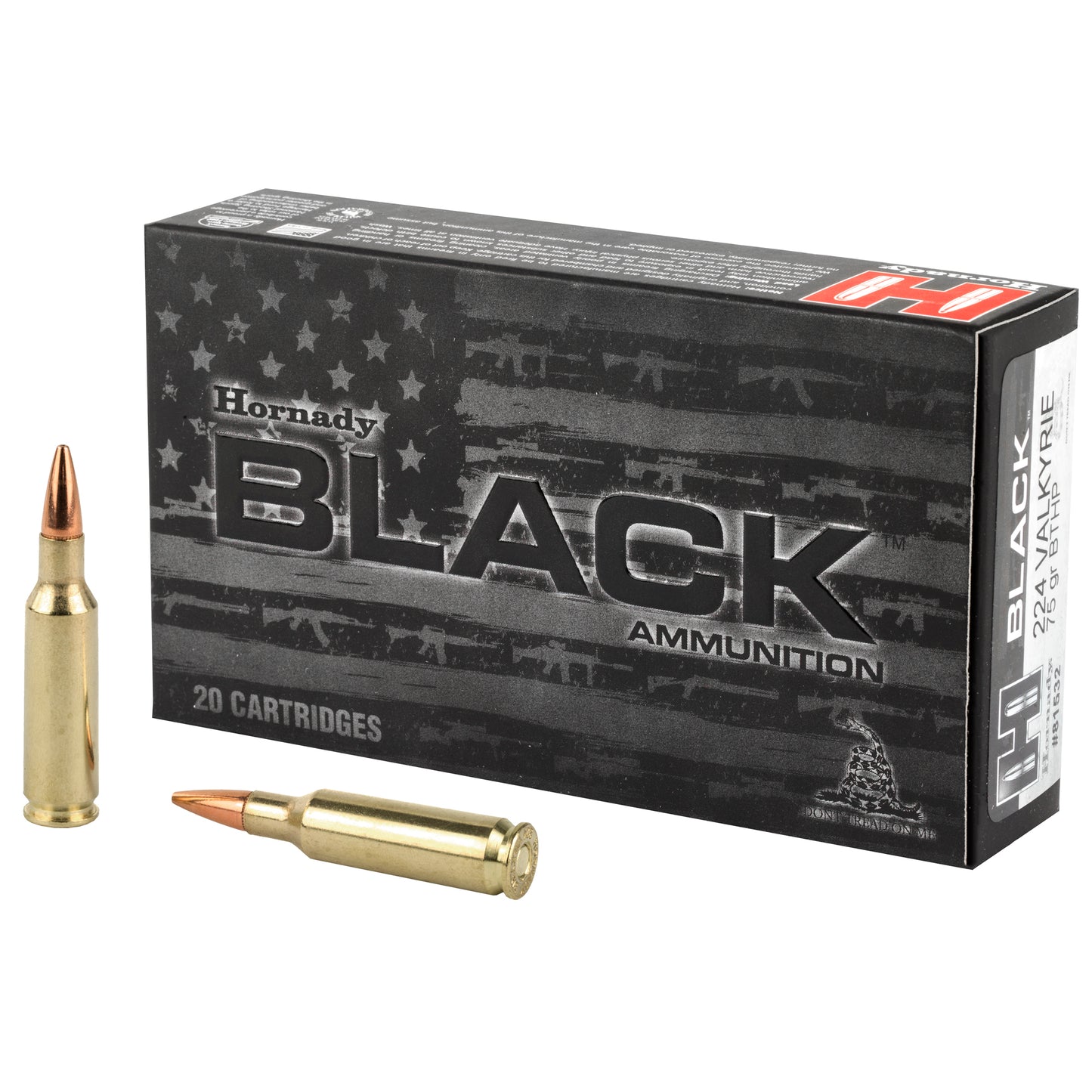 Hornady BLACK 224 Valkyrie 75gr BTHP – 20 Rounds