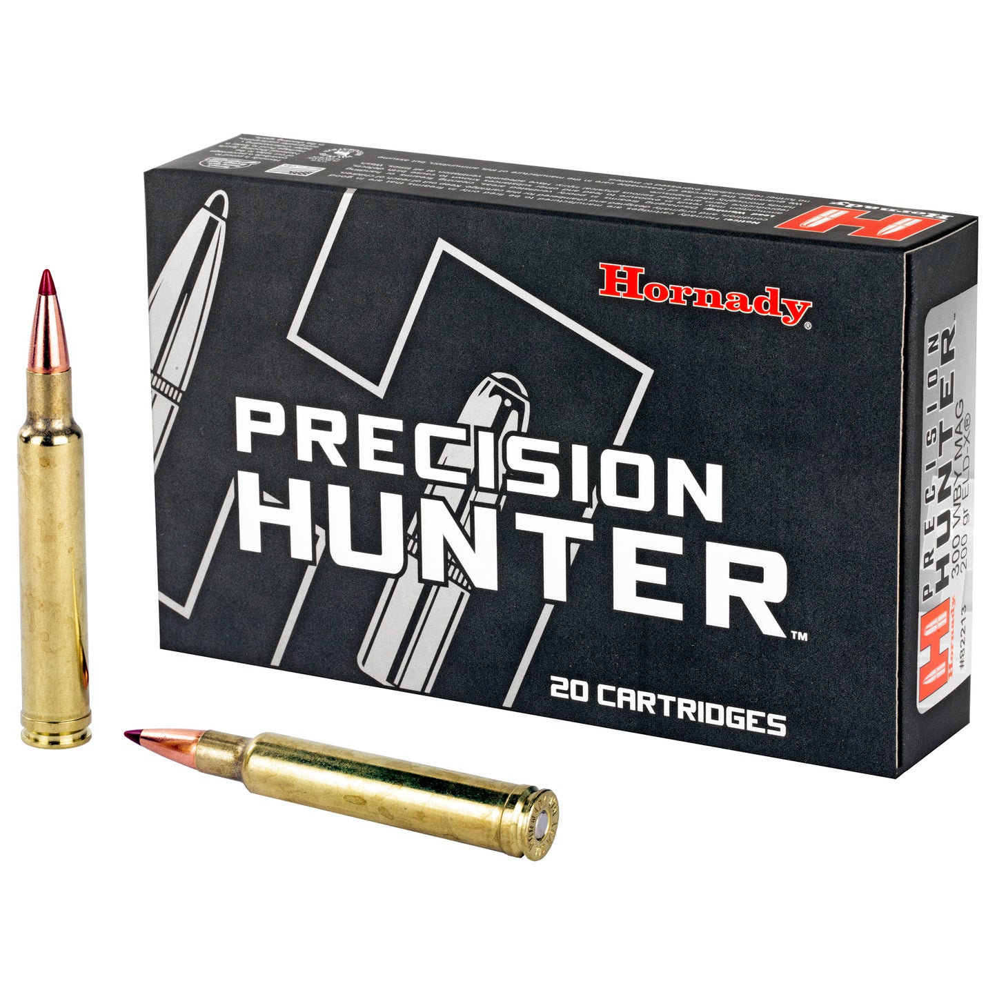 Hornady Precision Hunter 300 Weatherby Magnum 200gr ELD-X – 20 Rounds