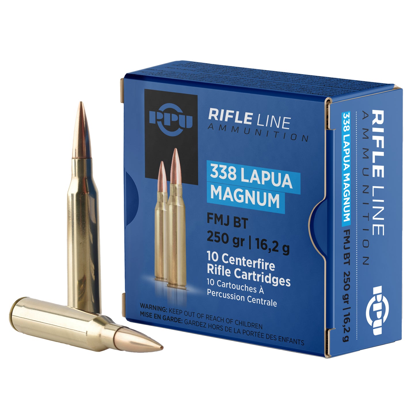 PPU .338 LAPUA MAG 250GR HPBT 10/200