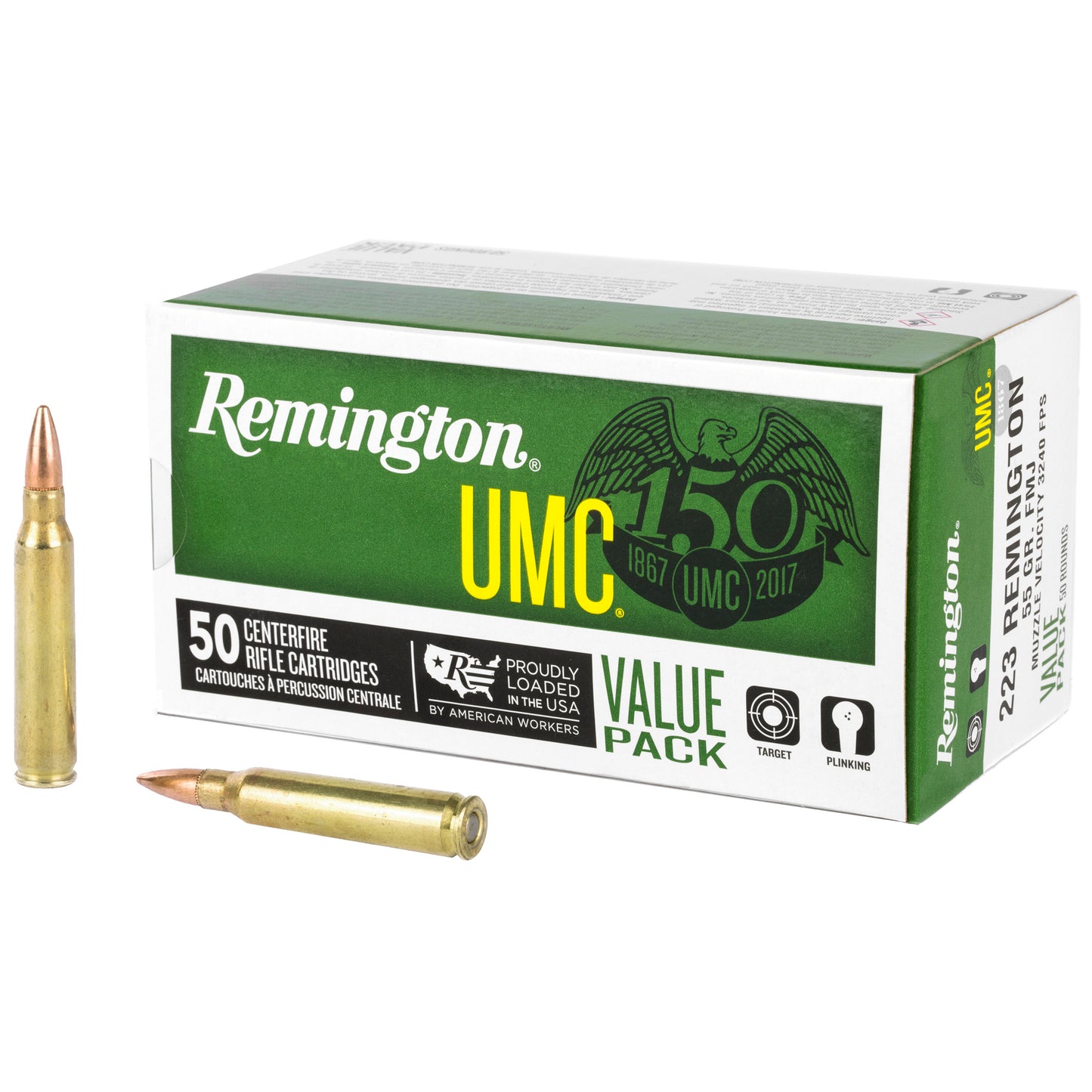 Remington UMC 223 Remington 55gr FMJ – 50 Rounds