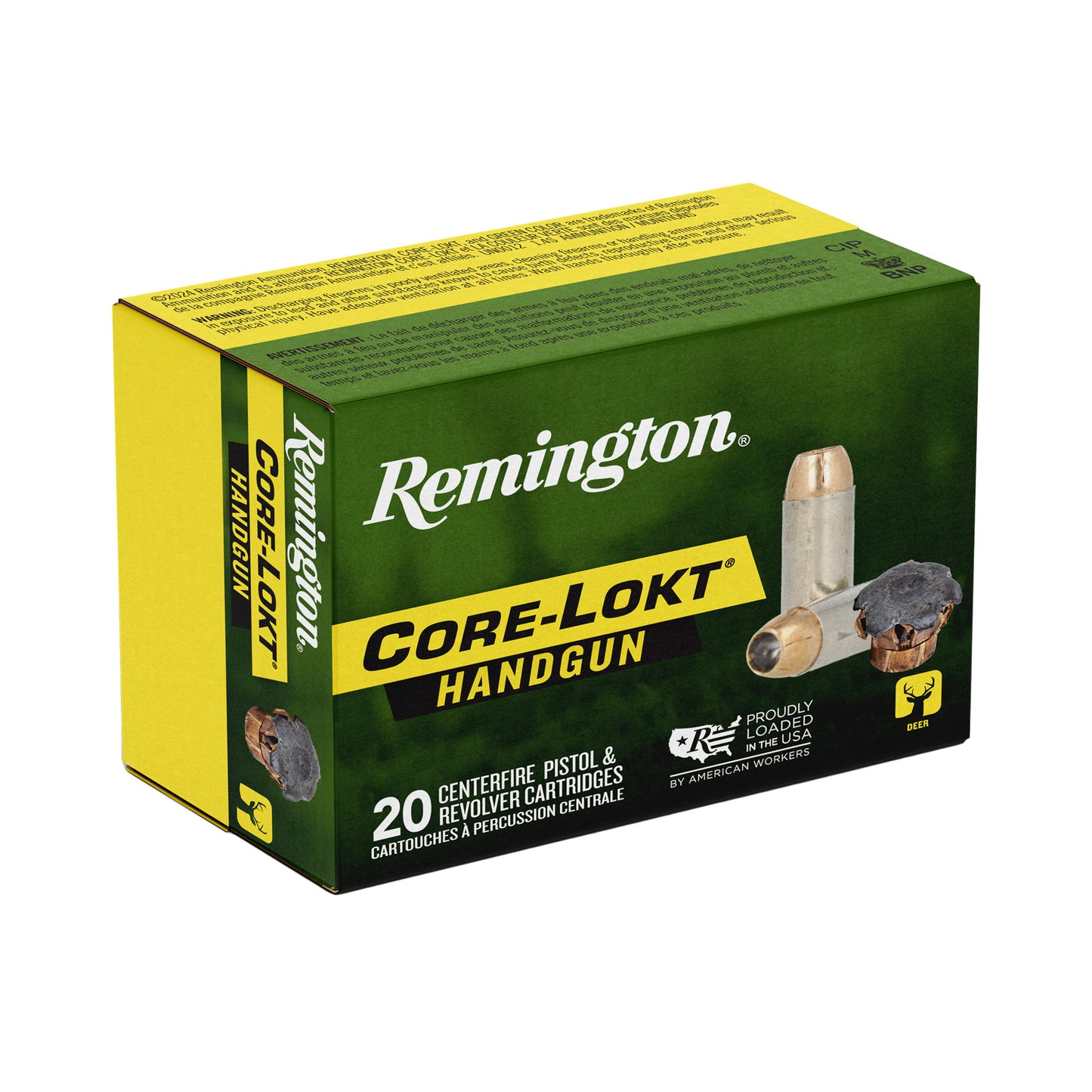 Remington Core-Lokt 44 Magnum 240gr JHP – 20 Rounds