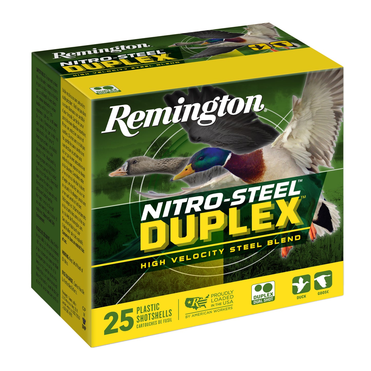Remington Nitro Steel Duplex Magnum 12 Gauge 3" BB/#2 – 25 Rounds