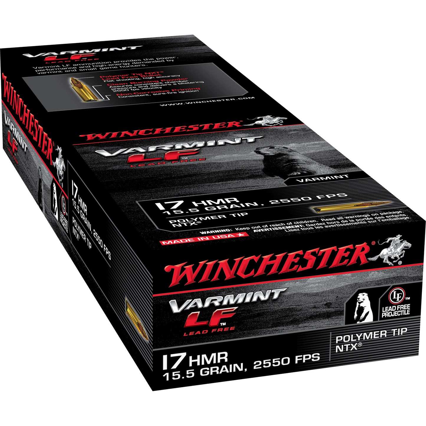 WIN VARMINT LF 17HMR 15.5GR NTX 50/