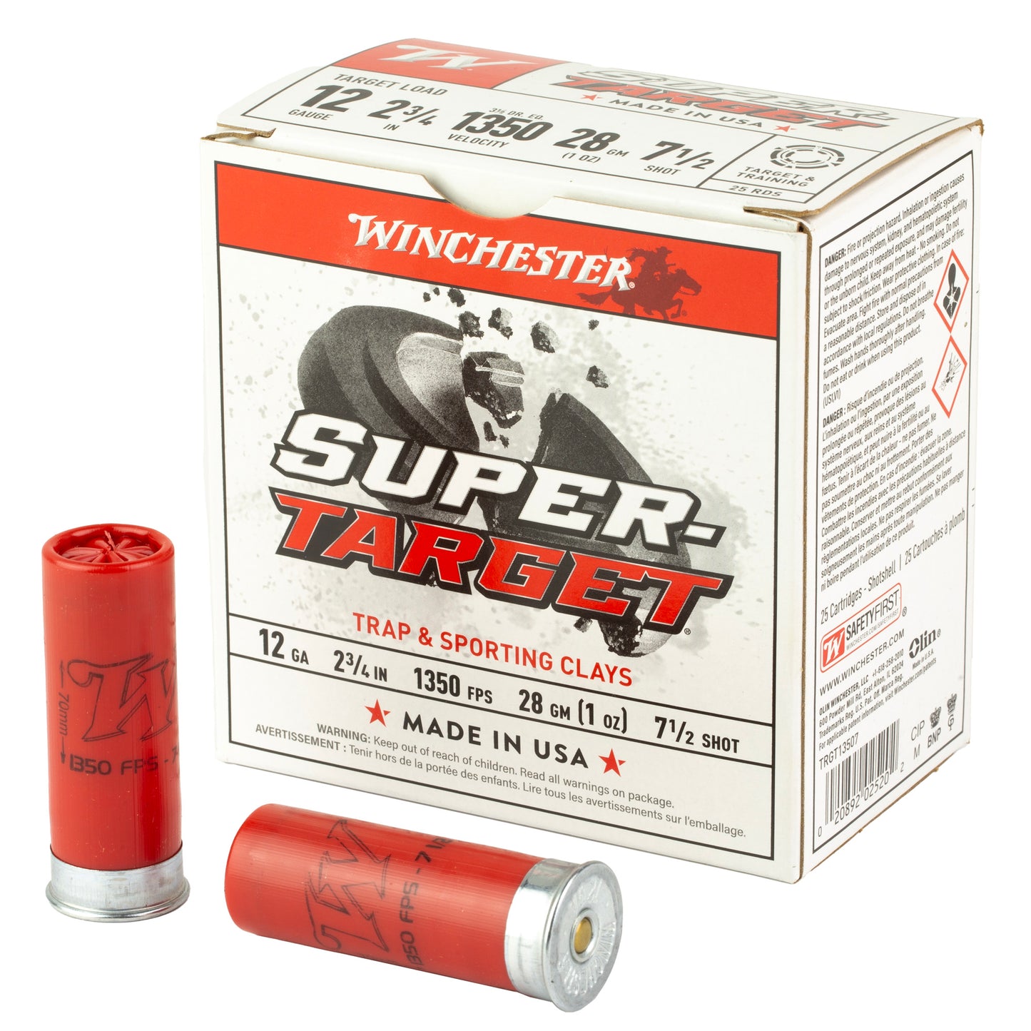 WIN SPRTRGT 12GA 2.75" #7.5 25/250