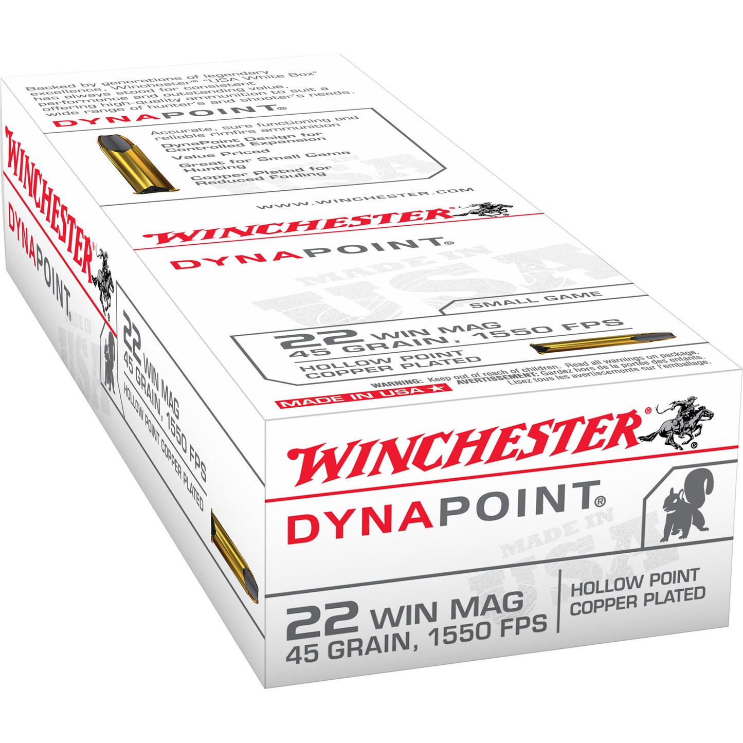 WIN USA 22 WMR 45GR DYNAPNT 50/2000