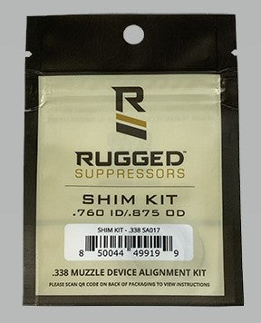 RUGGED SHIM KIT .338 3/4X24 M18X51