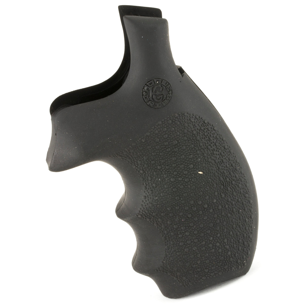HOGUE GRIP S&W K/L RND BUTT BNTM BLK