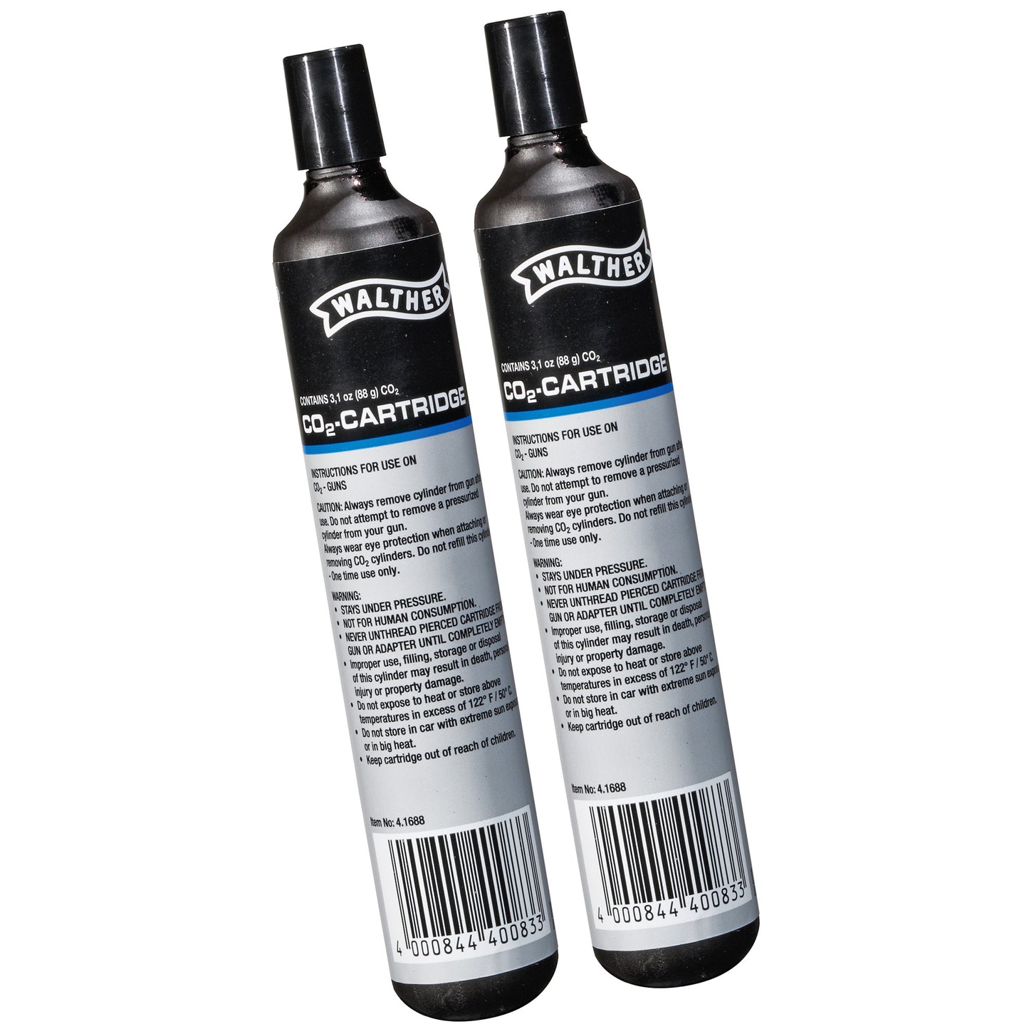 UMX WALTHER 88G CO2 CYLINDER 2/PK