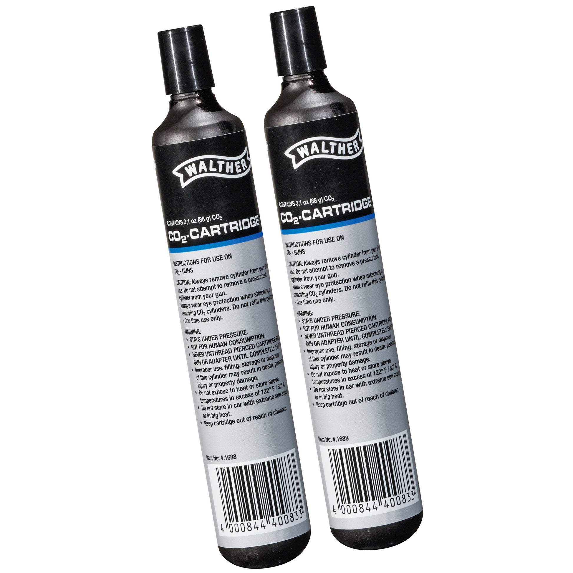 UMX WALTHER 88G CO2 CYLINDER 2/PK