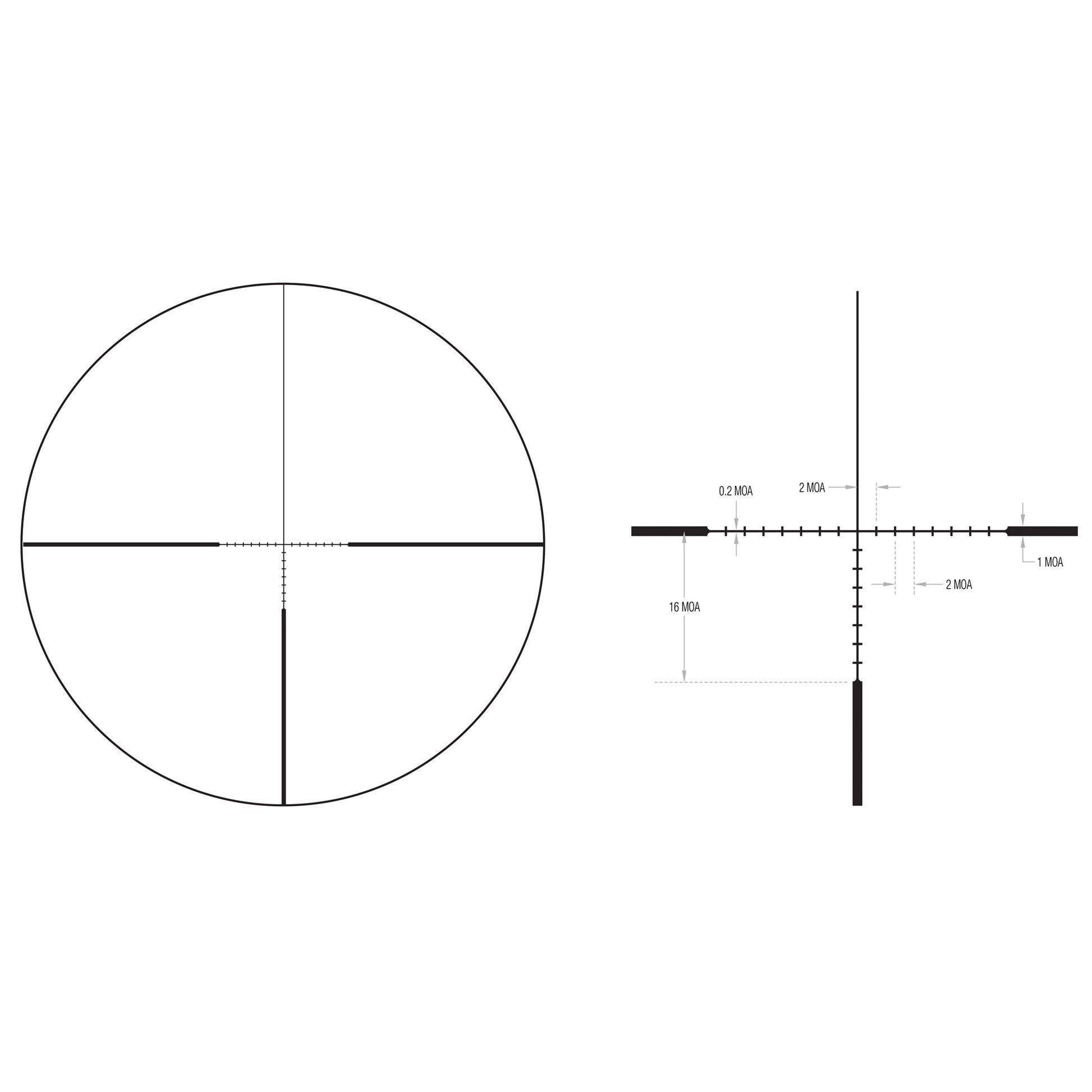 TRIJICON ASCENT 3-12X40 BDC TARGET
