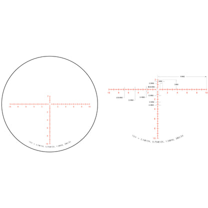 TRIJICON CREDO 2.5-15X42 SFP MRAD RD