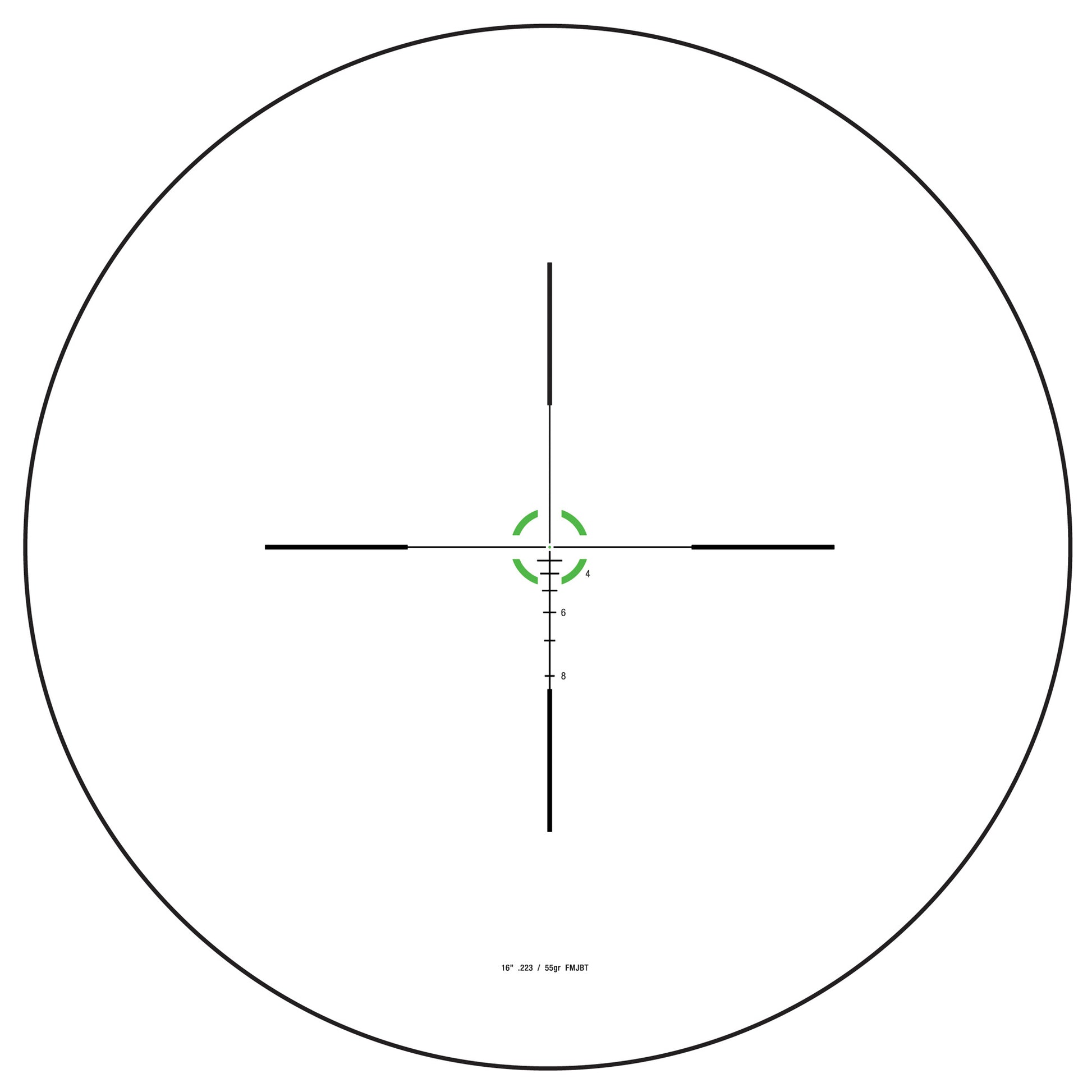 TRIJICON CREDO 1-6X24 SFP BDC GREEN