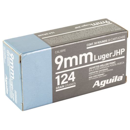 AGUILA 9MM 124GR JHP 50/500
