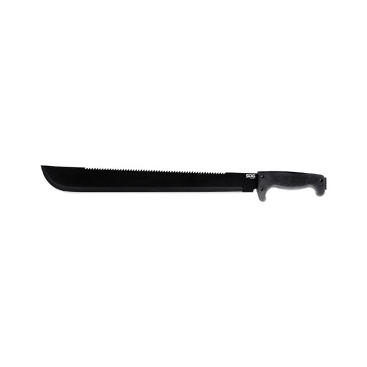 SOG SOGFARI MACHETE BLACK 18 W/STH