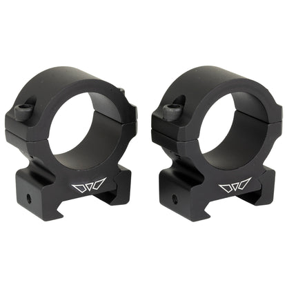 WARNE VAPOR HORIZ 30MM RINGS MED