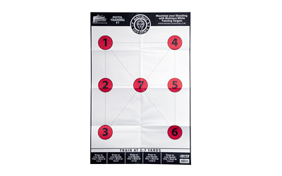 PROSHOT MXM WHITE PISTOL TRNG 6PK