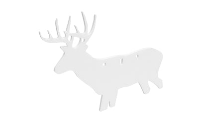 B/C AR500 3/8 SILHOUETTE DEER WHT