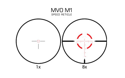 MEPRO MVO 1-8X28 FFP 34MM M1 MRAD