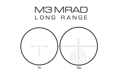 MEPRO MVO 3-18X44 FFP 34MM M3 MRAD