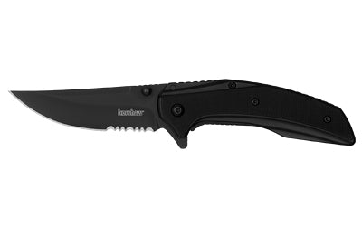 KERSHAW OUTRIGHT BLK SERR 3 BLK/PVD