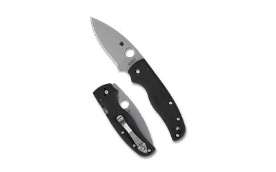 SPYDERCO SHAMAN LTWT 3.58 BLK/SLV