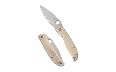 SPYDERCO MANTRA 4 G-10 3.34 WHT/SLV