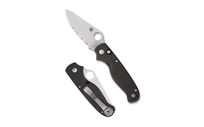 SPYDERCO BUTTONUP CF PS 3.27 BK/SLV