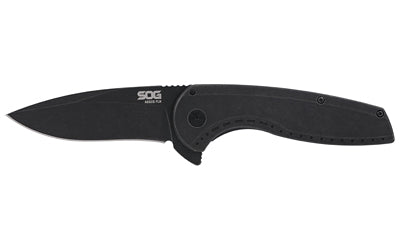 SOG AEGIS FLK 3.25 DROP PT BLK