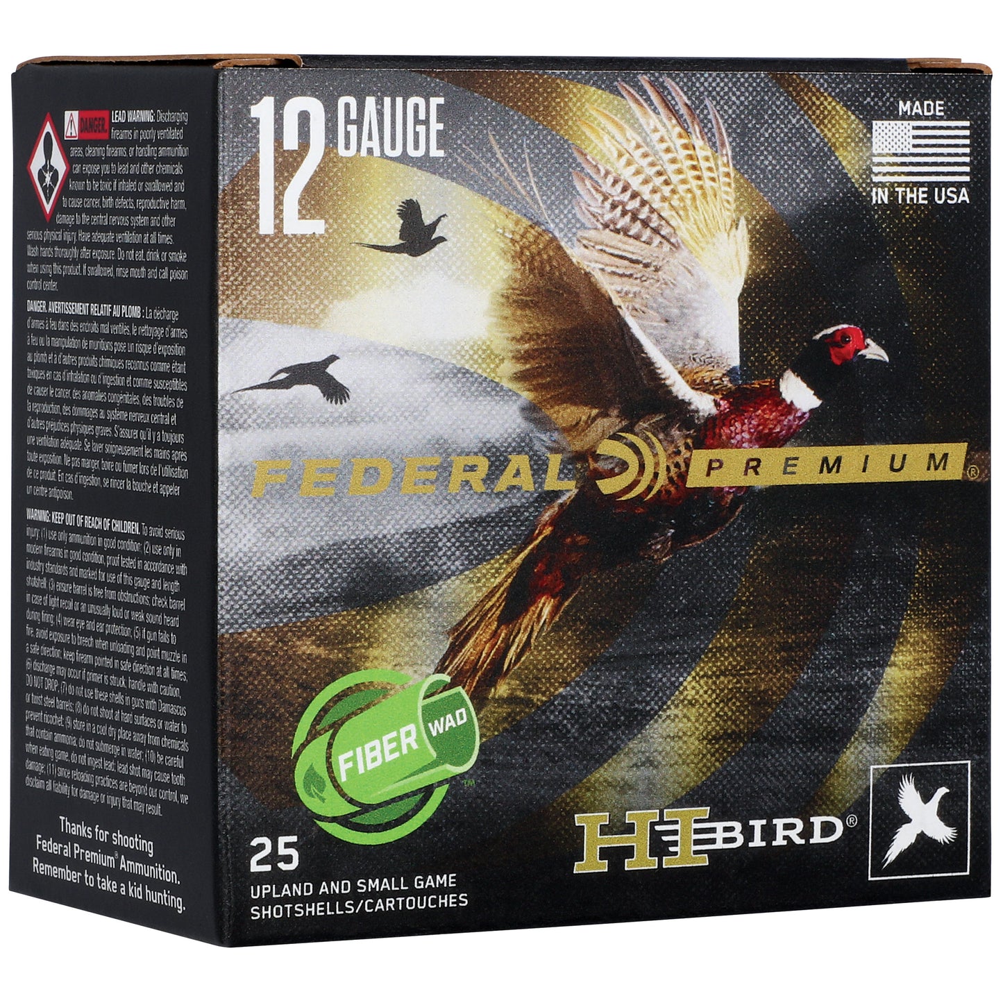 FED HI-BIRD 12GA 2.75" #5 25/250