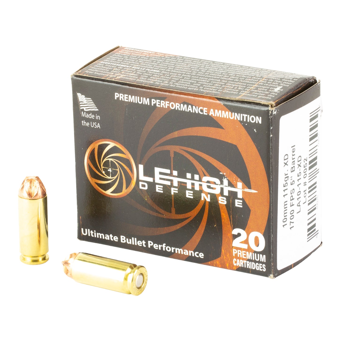 LEHIGH XTRM DFNS 10MM 115GR 20/200
