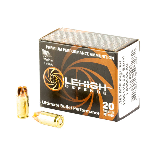 LEHIGH XTRM DFNS .380ACP 68GR 20/200