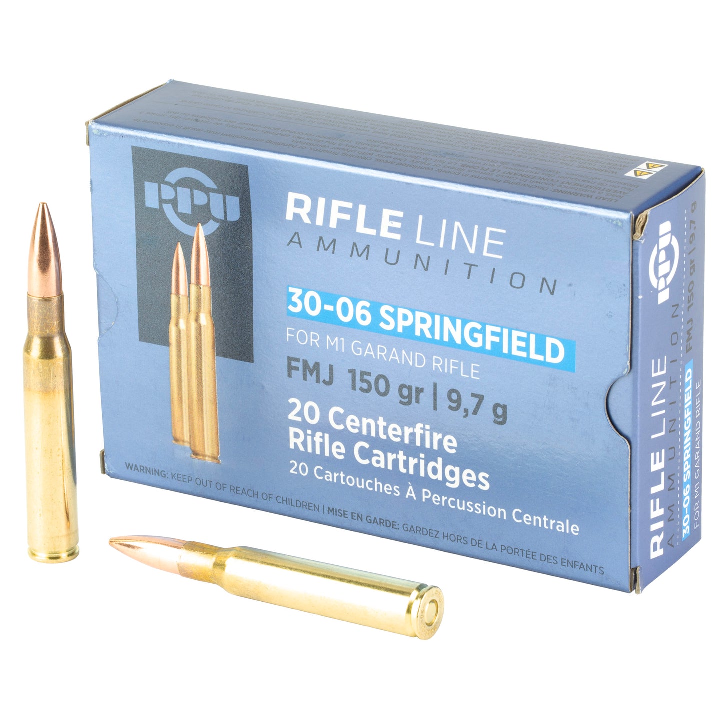 PPU 30-06 SPRING 150G FMJ 20/200