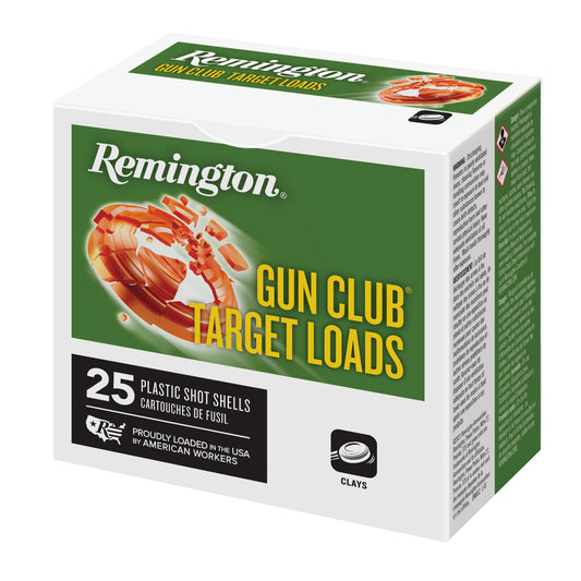 REM GUN CLUB 12GA 2.75" 1 OZ #8