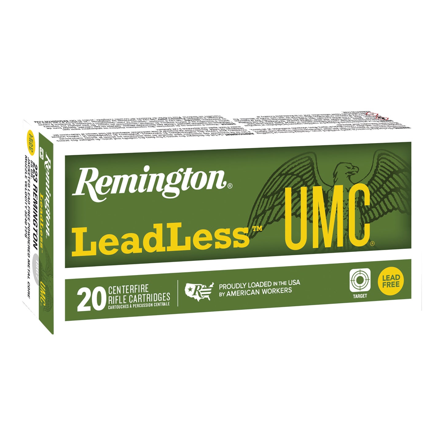 Remington UMC 9mm 100gr Lead-Free FMJ – 50 Rounds