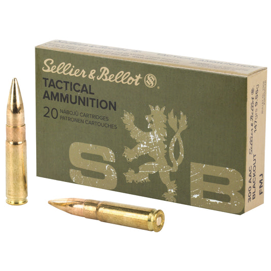 Sellier & Bellot 300 Blackout 147gr FMJ Subsonic – 20 Rounds