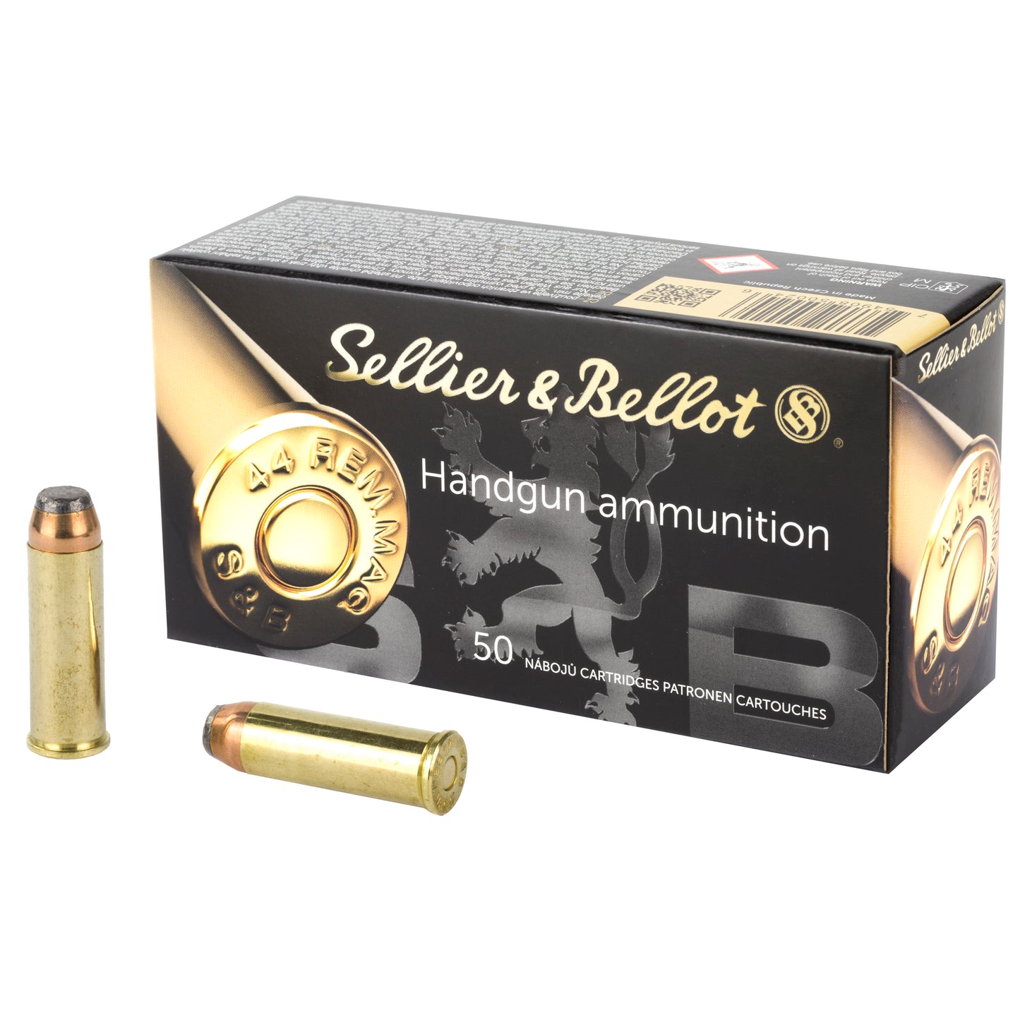 Sellier & Bellot 44 Remington Magnum 240gr Soft Point – 50 Rounds