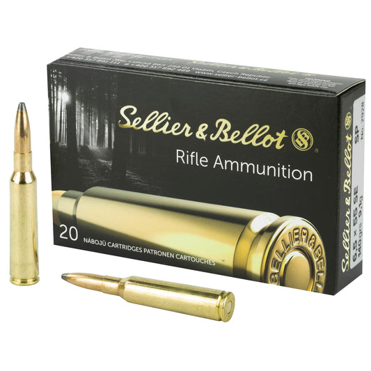 Sellier & Bellot 6.5x55 Swedish 140gr Soft Point – 20 Rounds