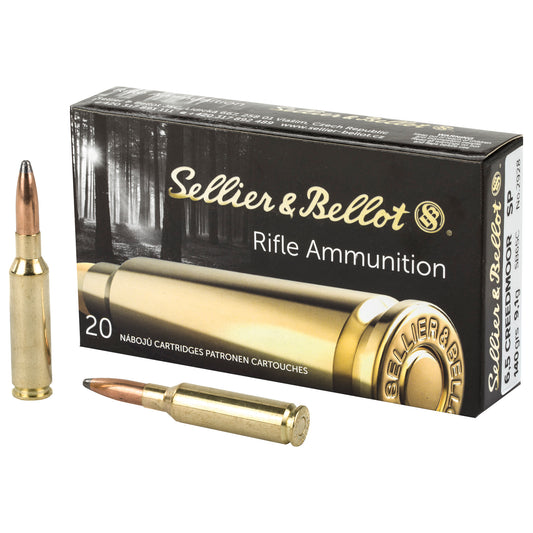 Sellier & Bellot 6.5 Creedmoor 140gr Soft Point – 20 Rounds